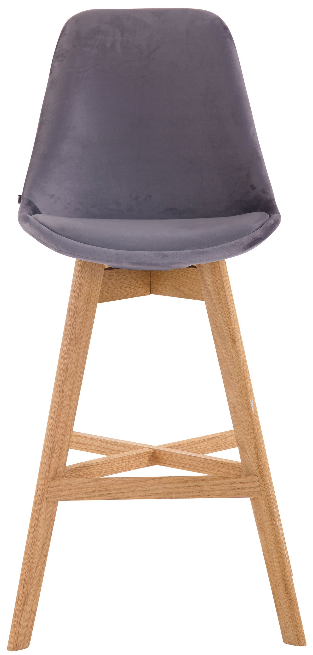 2er Set Barhocker Cannes Samt natura – Ansicht 11