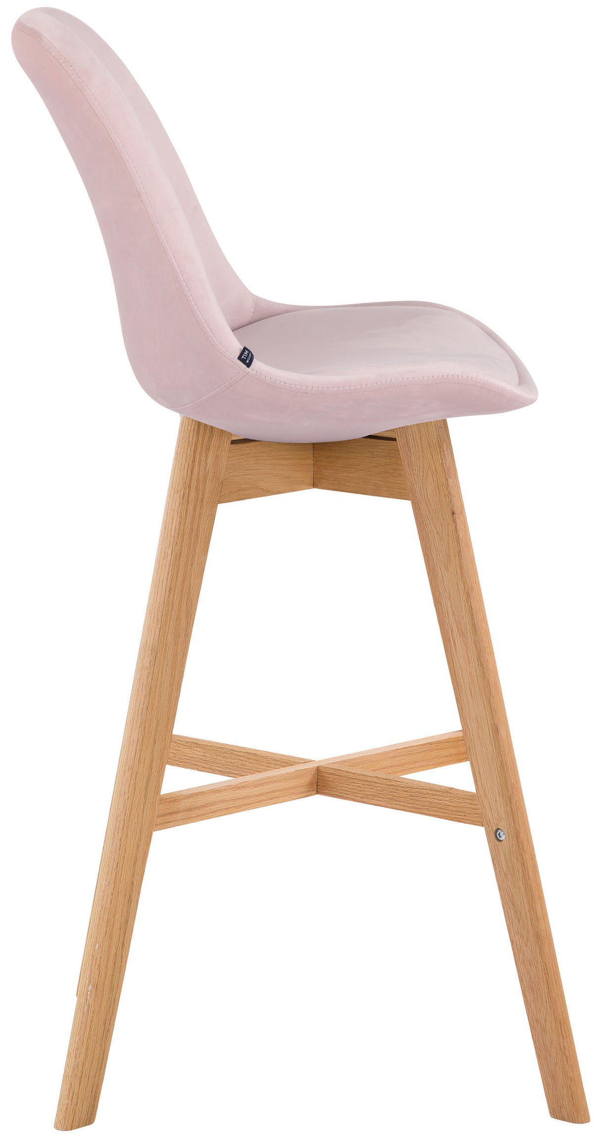 2er Set Barhocker Cannes Samt natura – Ansicht 18
