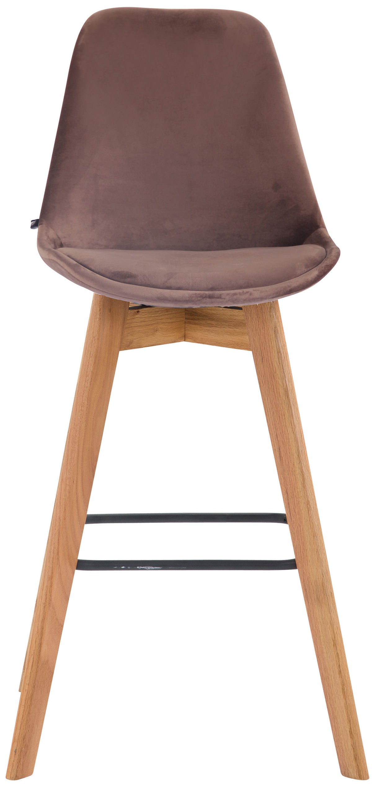 2er Set Barhocker Metz Samt natura – Ansicht 5