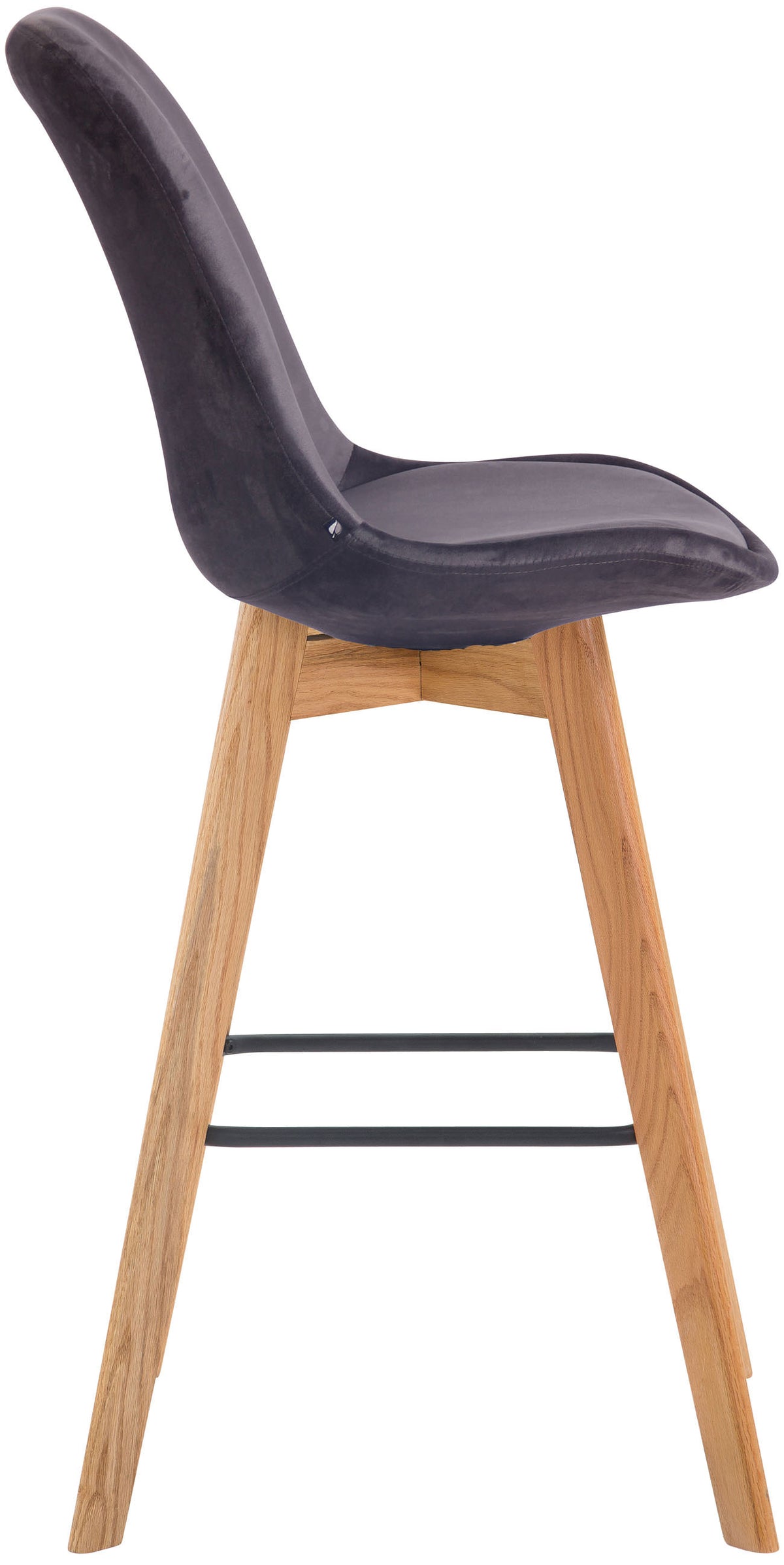 2er Set Barhocker Metz Samt natura – Ansicht 12