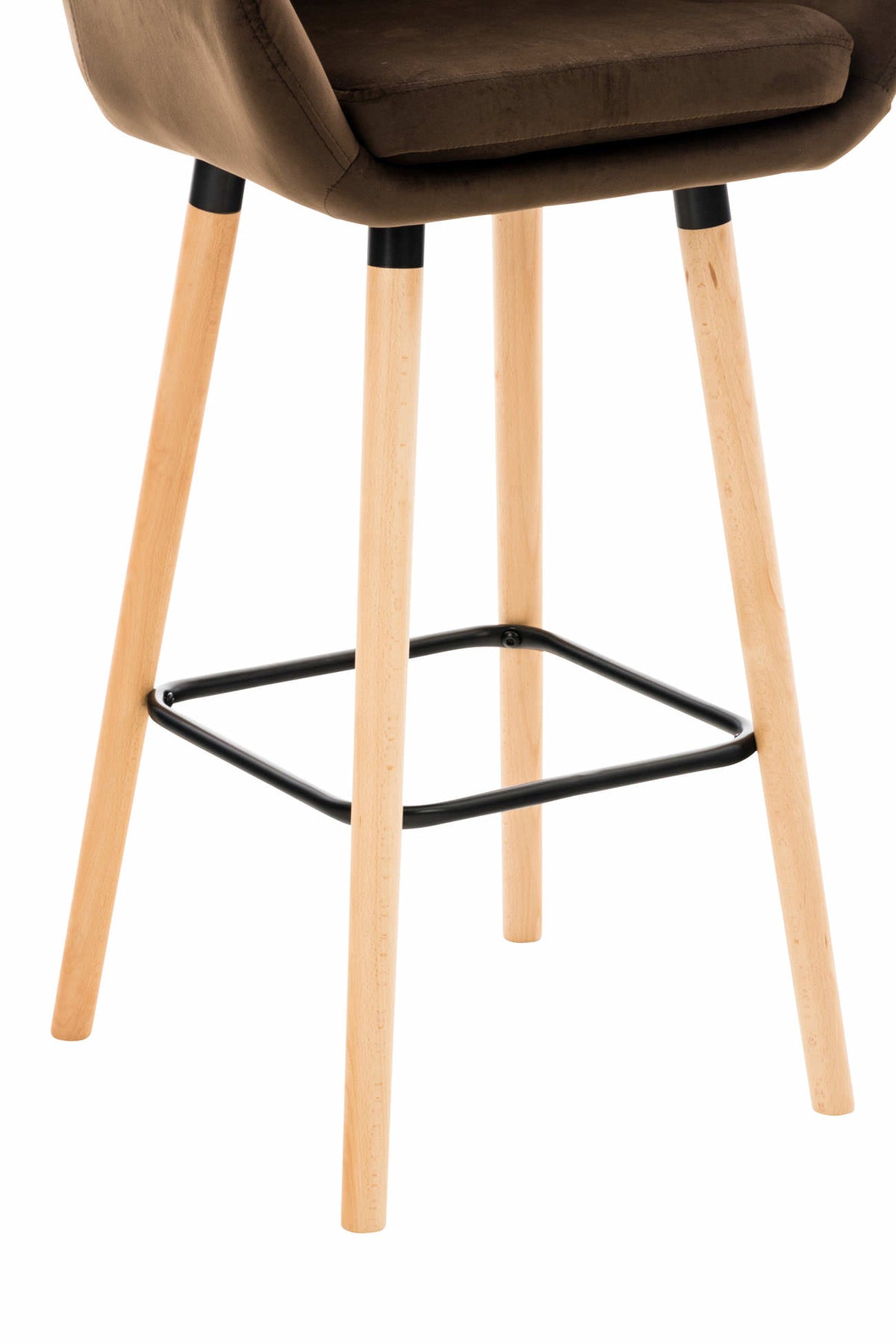 2er Set Barhocker Grant Samt – Ansicht 8