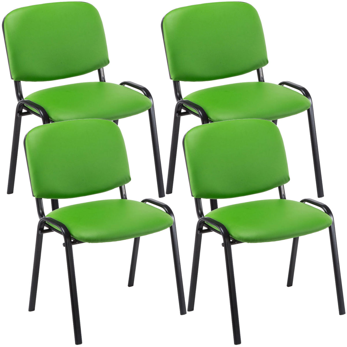 4er Set Besucherstuhl Ken Kunstleder – Ansicht 10