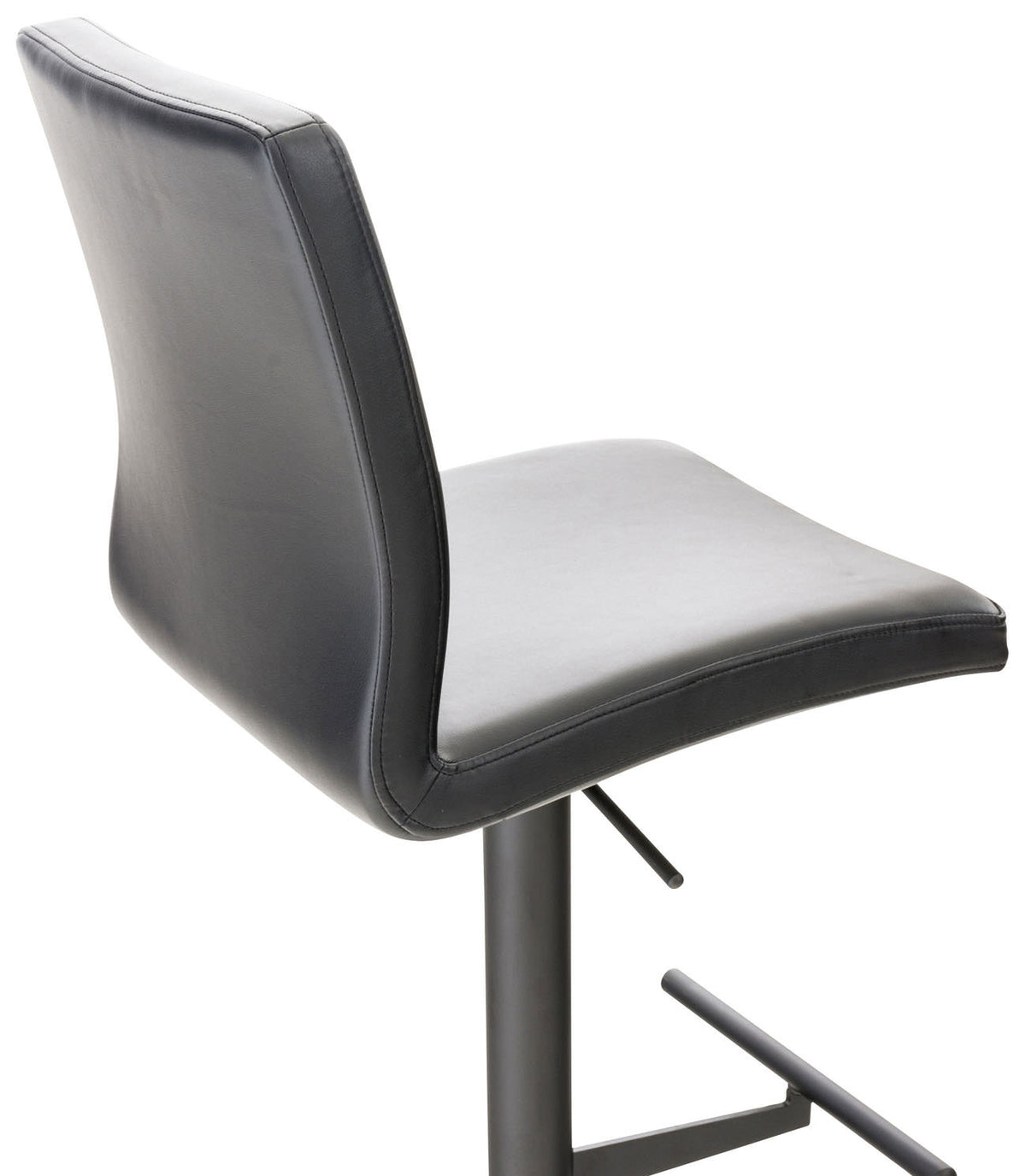 Barhocker Cadiz Kunstleder schwarz – Ansicht 4
