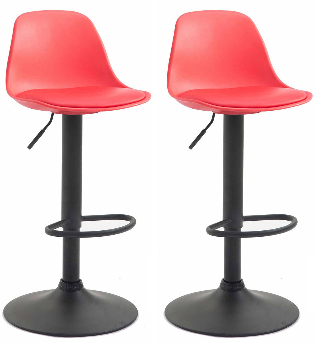 2er Set Barhocker Kiel Kunststoff schwarz – Ansicht 13