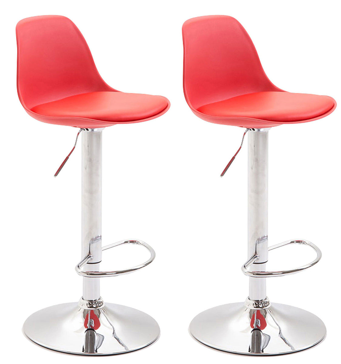 2er Set Barhocker Kiel Kunststoff chrom – Ansicht 17