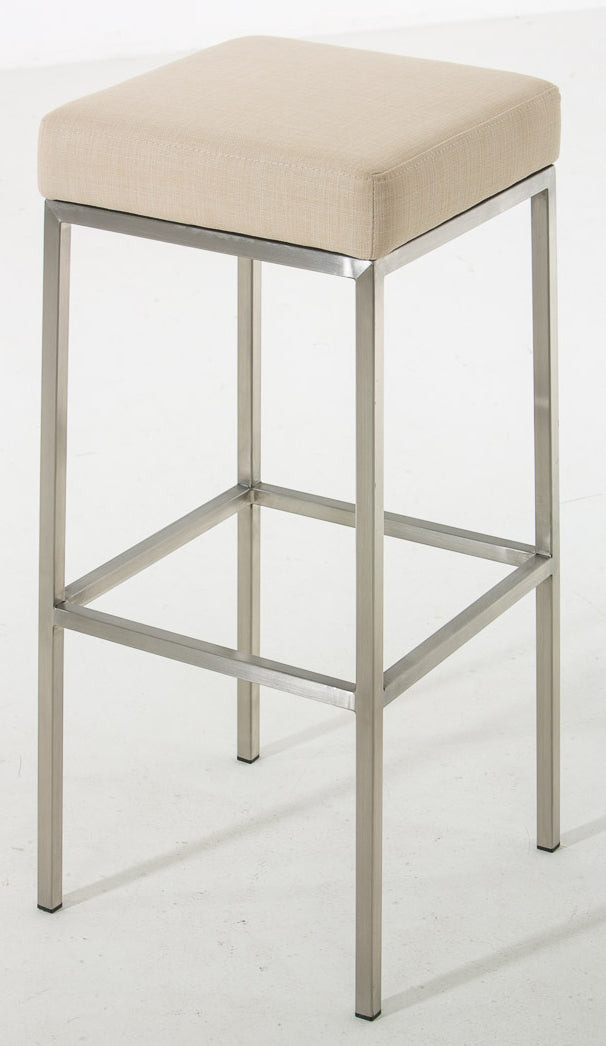 2er Set Barhocker Montreal 85 Stoff edelstahl – Ansicht 13
