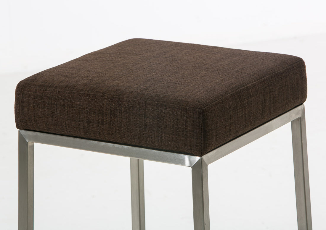2er Set Barhocker Montreal 85 Stoff edelstahl – Ansicht 20