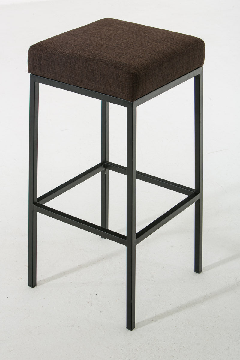 2er Set Barhocker Montreal 80 Stoff schwarz – Ansicht 6