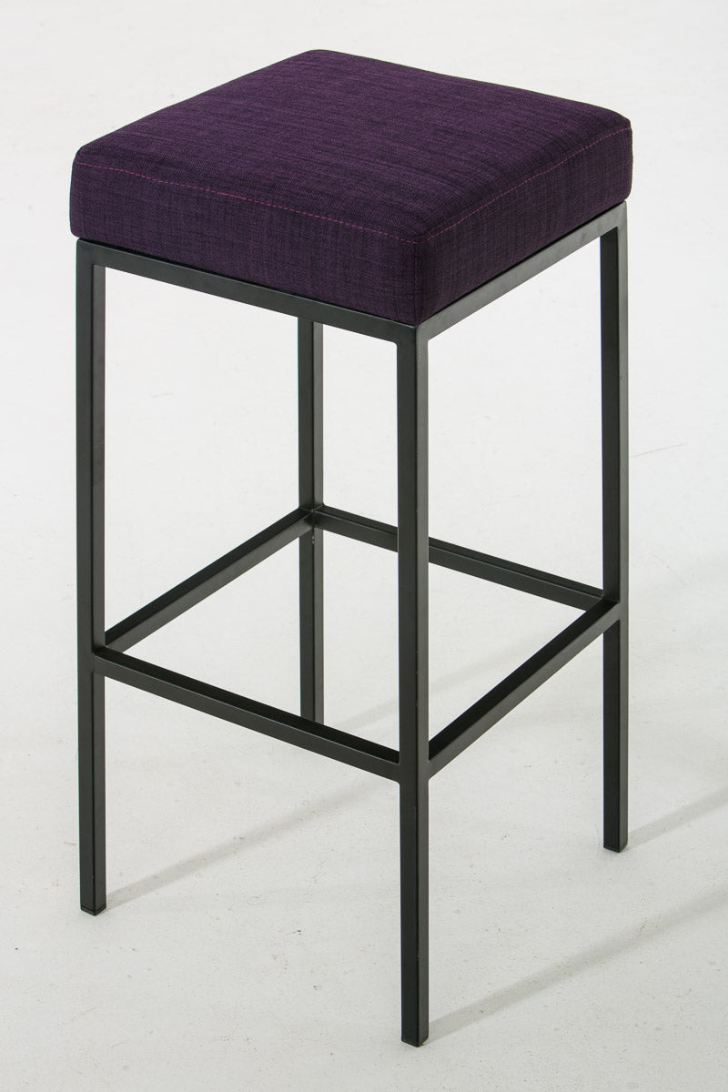 2er Set Barhocker Montreal 80 Stoff schwarz – Ansicht 20