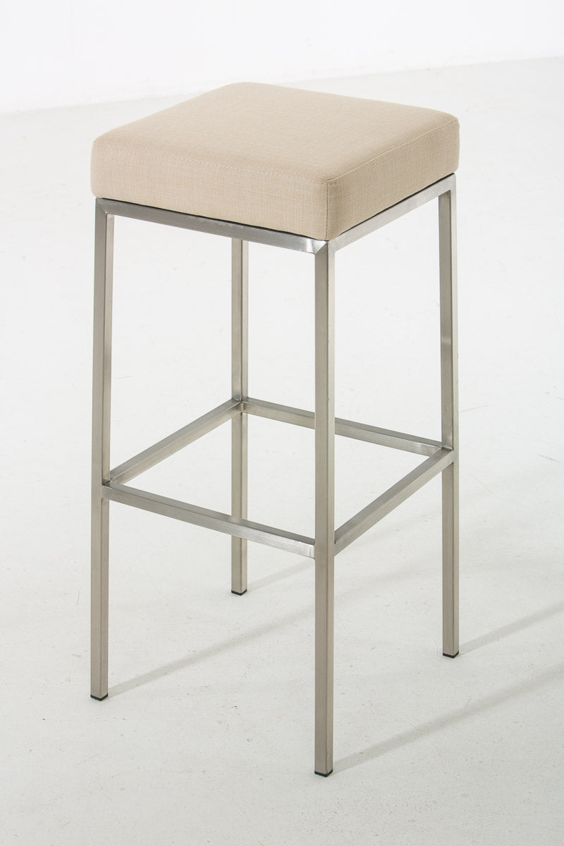 2er Set Barhocker Montreal 80 Stoff edelstahl – Ansicht 14