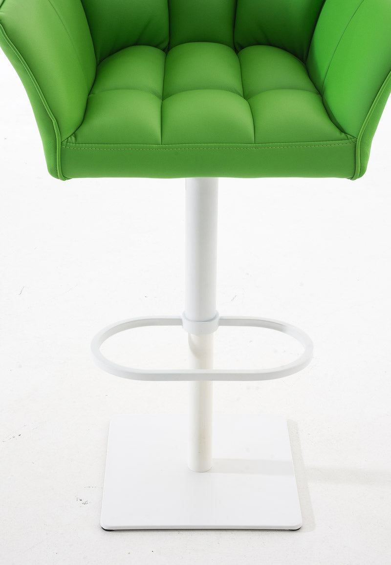 2er Set Barhocker Damaso Kunstleder weiß – Ansicht 7