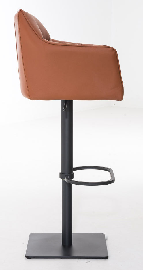 2er Set Barhocker Damaso Kunstleder schwarz – Ansicht 4