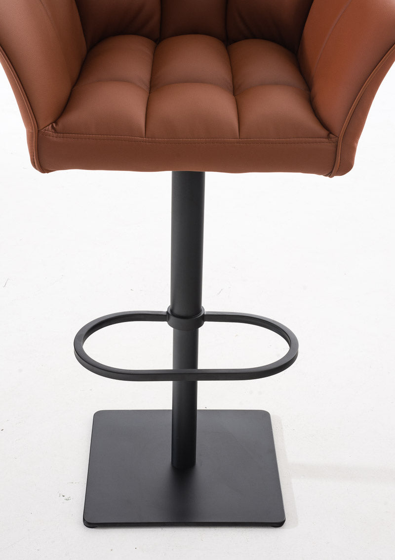 2er Set Barhocker Damaso Kunstleder schwarz – Ansicht 7