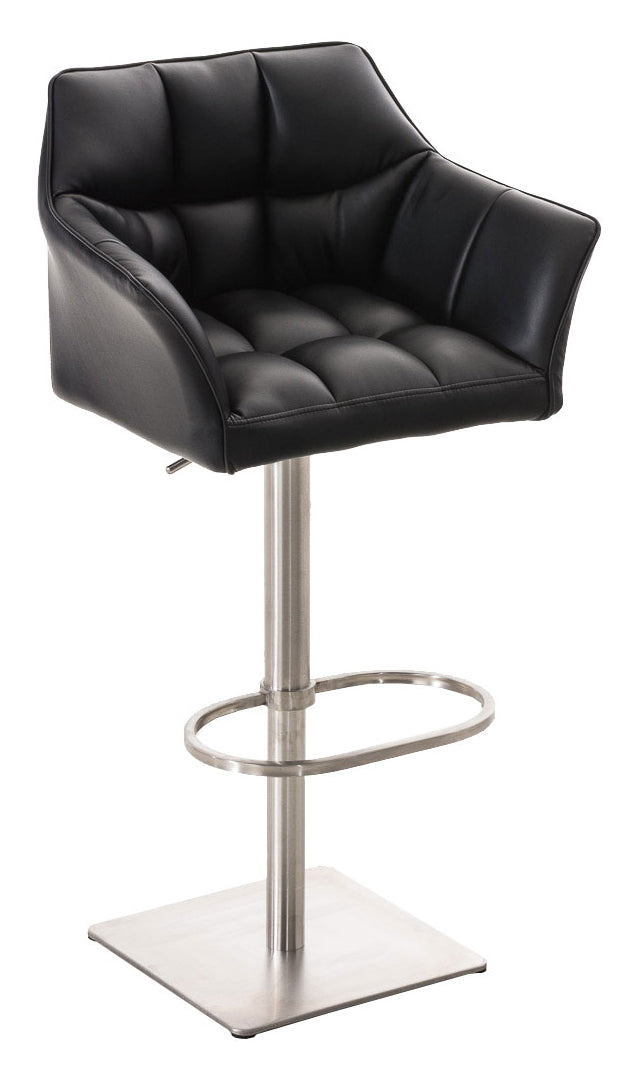 2er Set Barhocker Damaso Kunstleder edelstahl – Ansicht 11