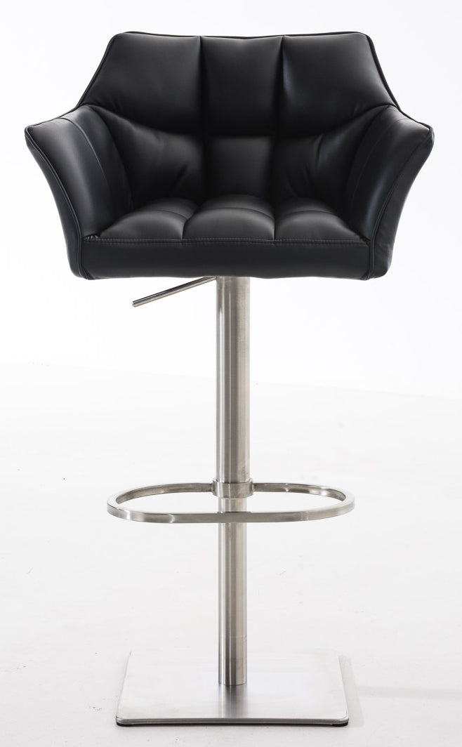 2er Set Barhocker Damaso Kunstleder edelstahl – Ansicht 12