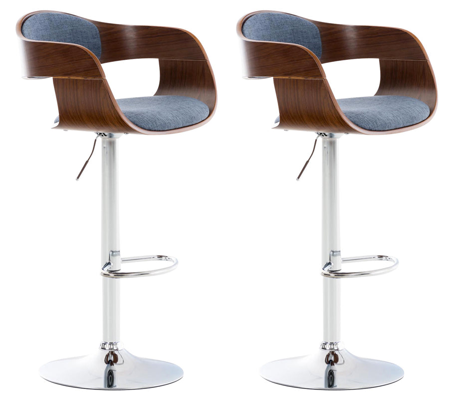 2er Set Barhocker Kingston C Stoff – Ansicht 11