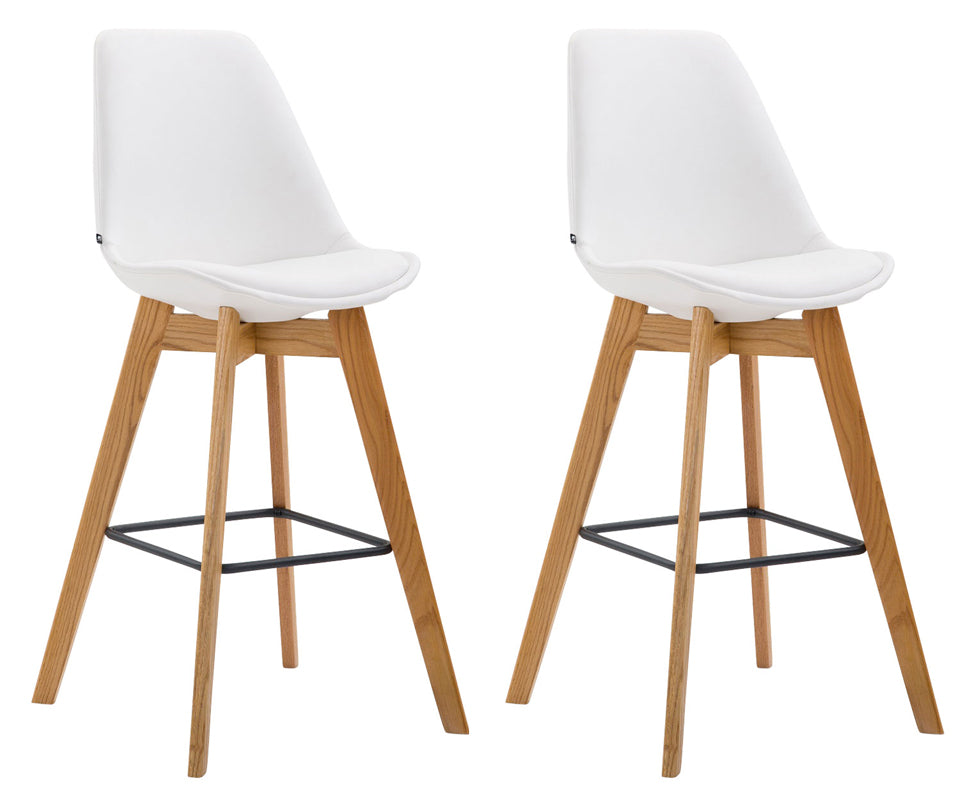 2er Set Barhocker Metz Kunstleder natura – Ansicht 9