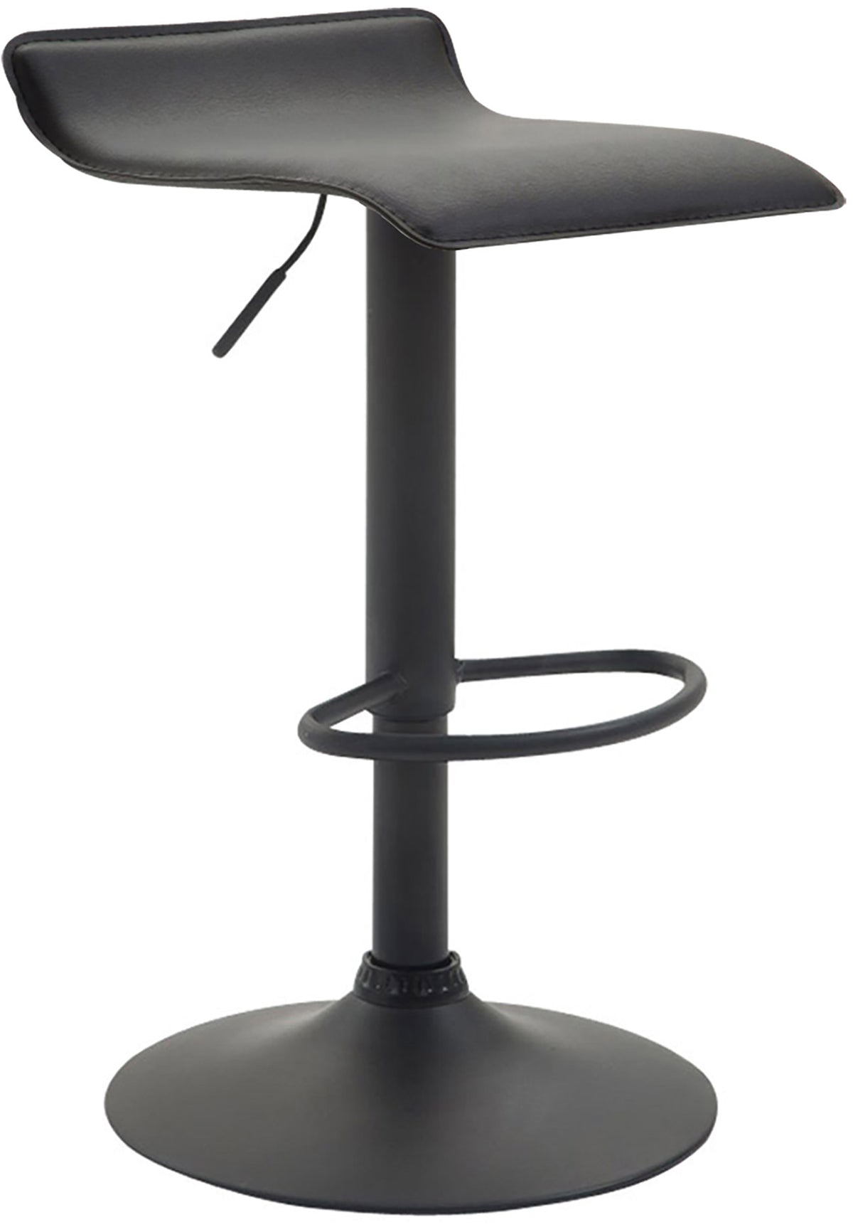 Barhocker Dyn V2 Kunstleder schwarz