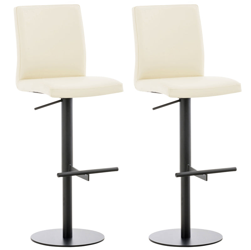 2er Set Barhocker Cadiz Kunstleder schwarz – Ansicht 10