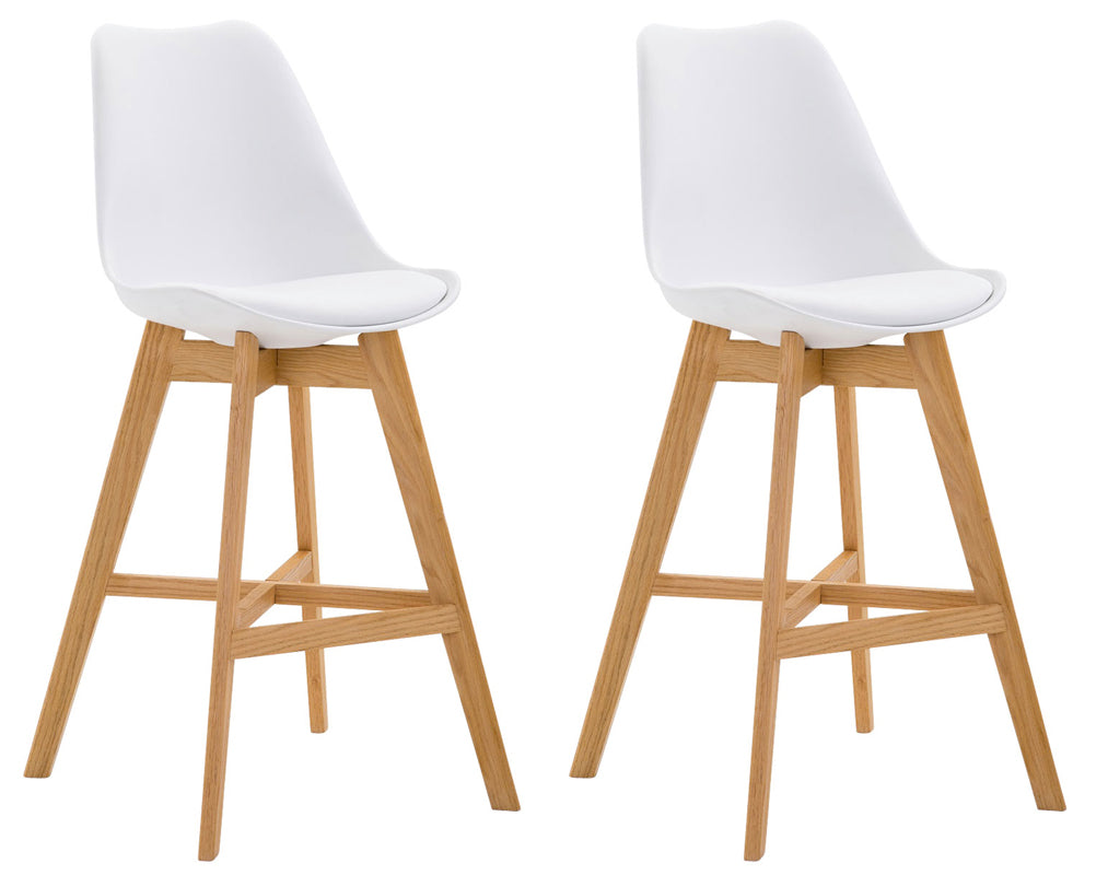 2er Set Barhocker Cannes Kunststoff natura – Ansicht 10