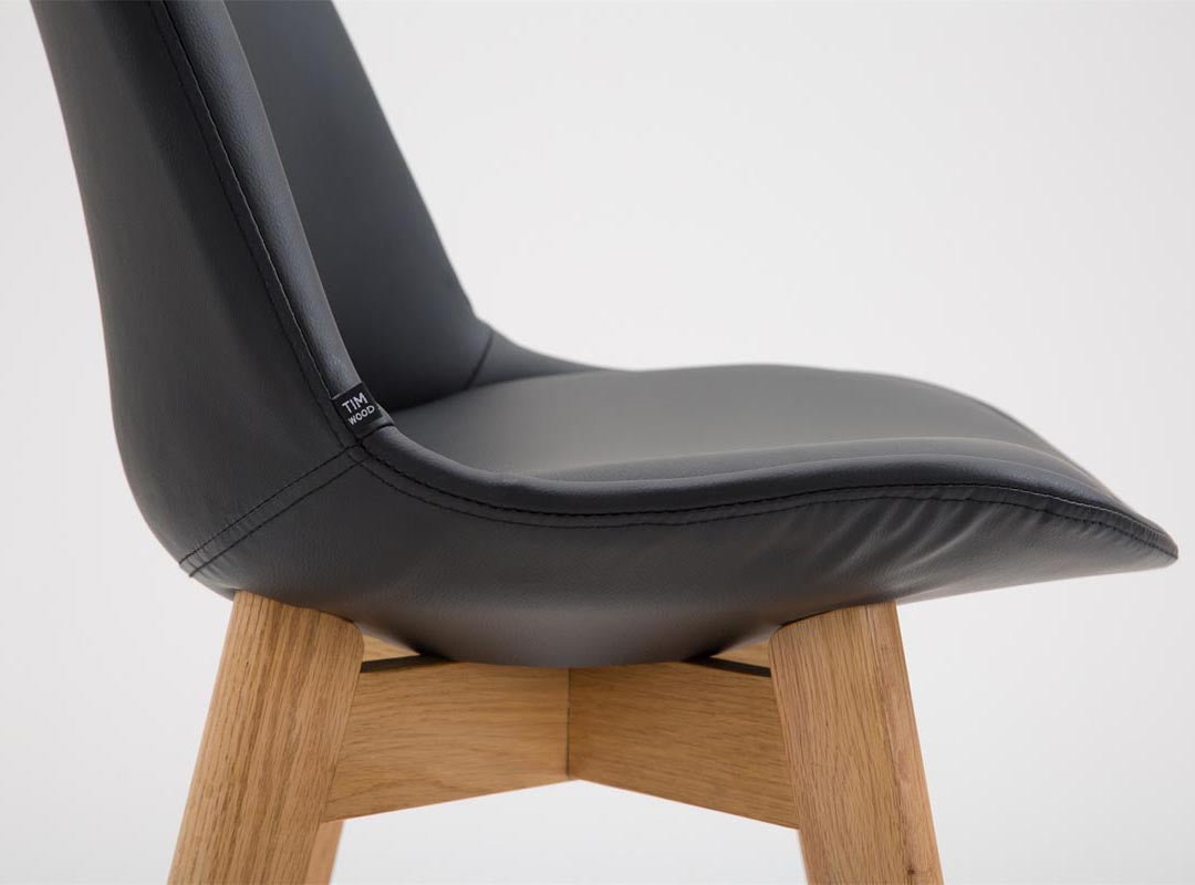2er Set Barhocker Cannes Kunstleder Natura – Ansicht 6