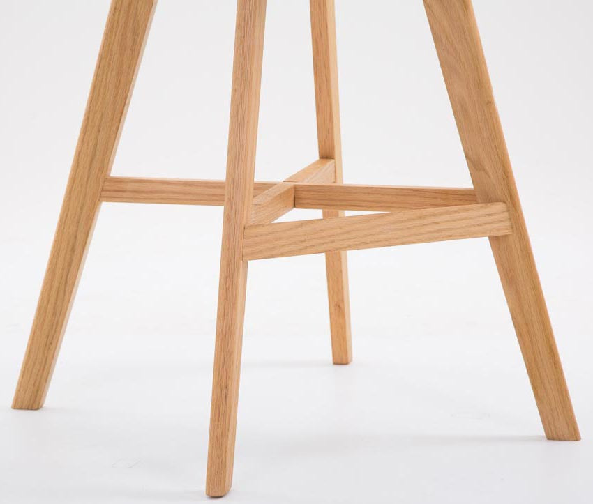 2er Set Barhocker Cannes Kunstleder natura – Ansicht 5