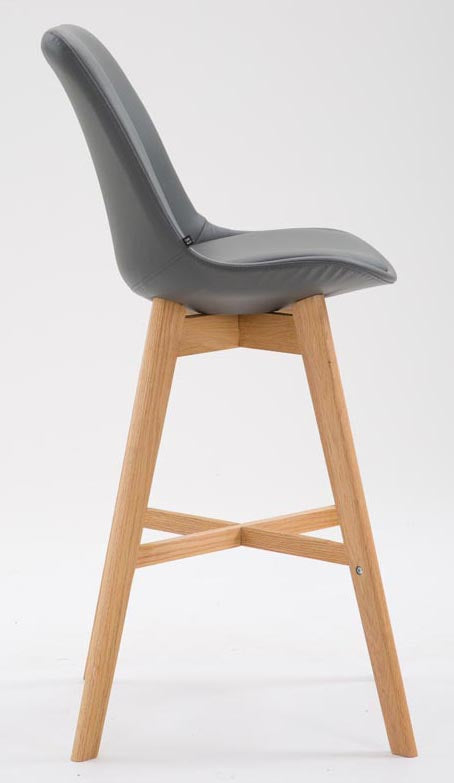 2er Set Barhocker Cannes Kunstleder natura – Ansicht 9