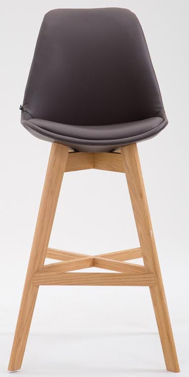 2er Set Barhocker Cannes Kunstleder natura – Ansicht 13