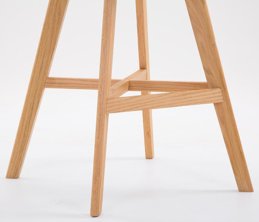 2er Set Barhocker Cannes Kunstleder natura – Ansicht 15