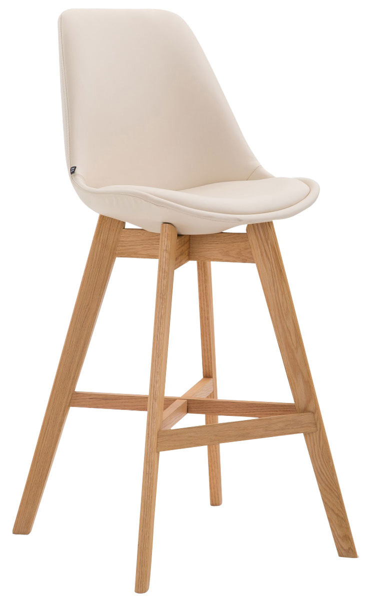 2er Set Barhocker Cannes Kunstleder natura – Ansicht 17
