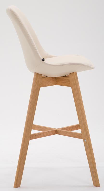 2er Set Barhocker Cannes Kunstleder natura – Ansicht 19