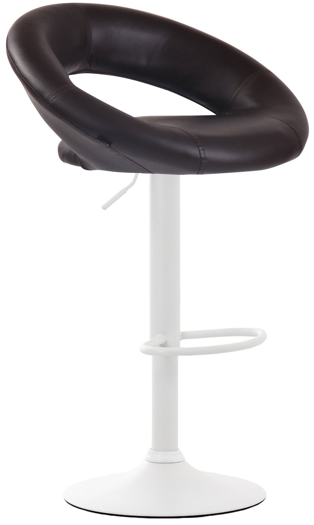 Barhocker Olinda Kunstleder weiß – Ansicht 5