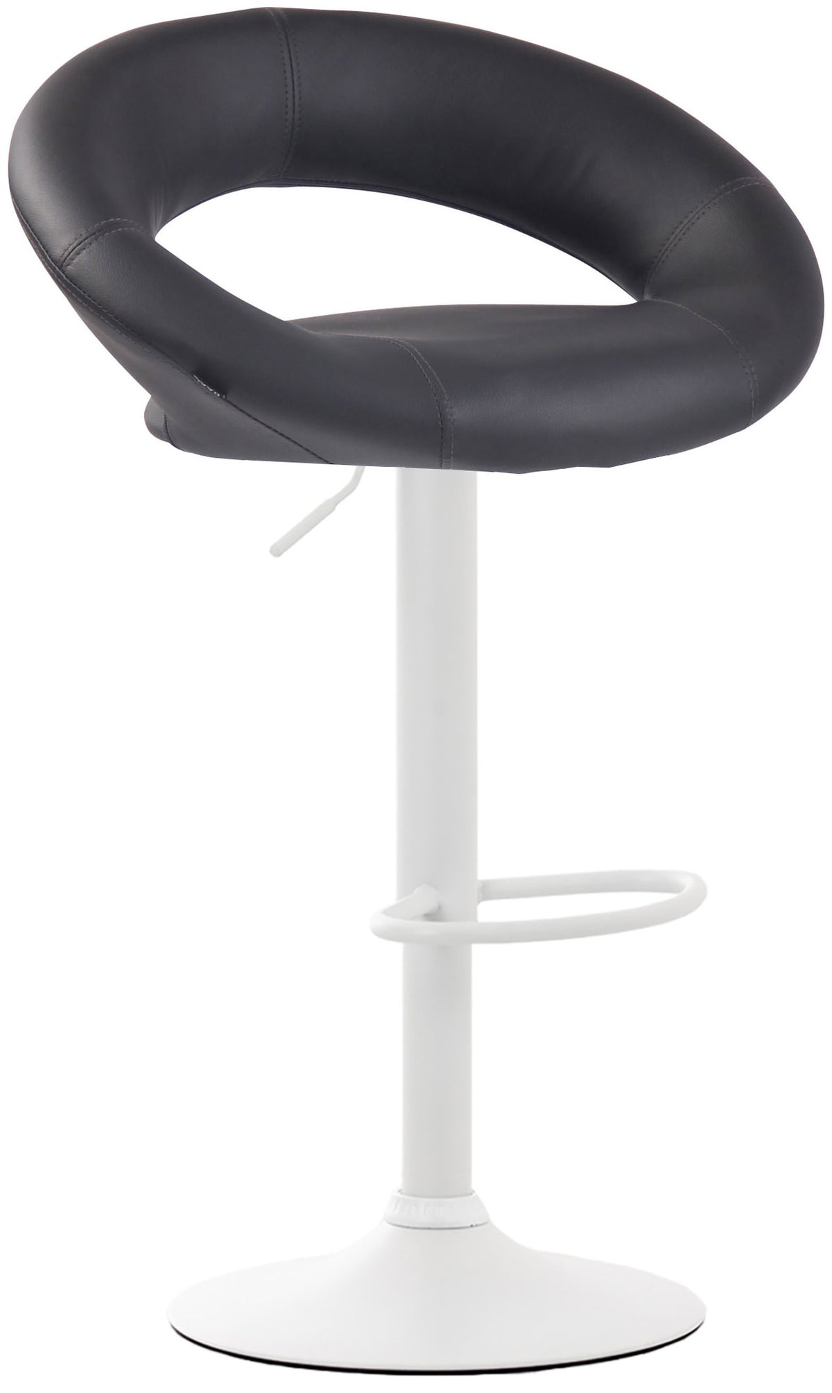 Barhocker Olinda Kunstleder weiß – Ansicht 9