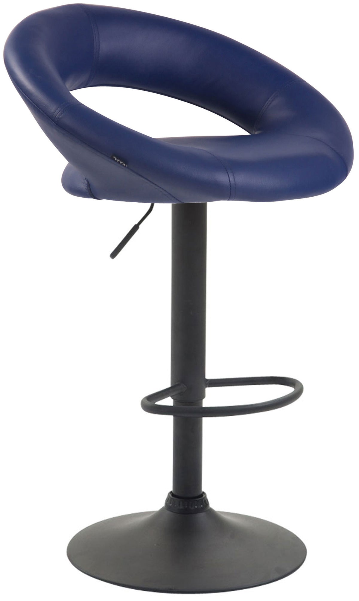 Barhocker Olinda Kunstleder schwarz