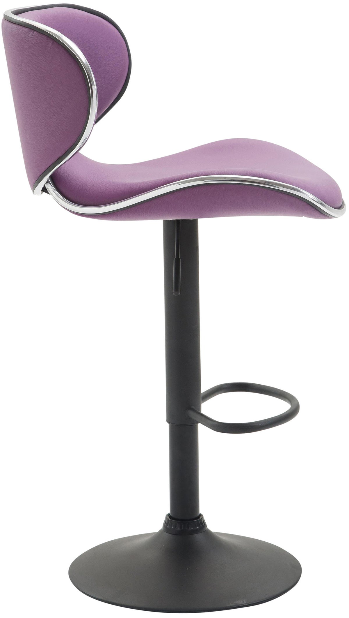 2er Set Barhocker Las Vegas V2 Kunstleder schwarz – Ansicht 3