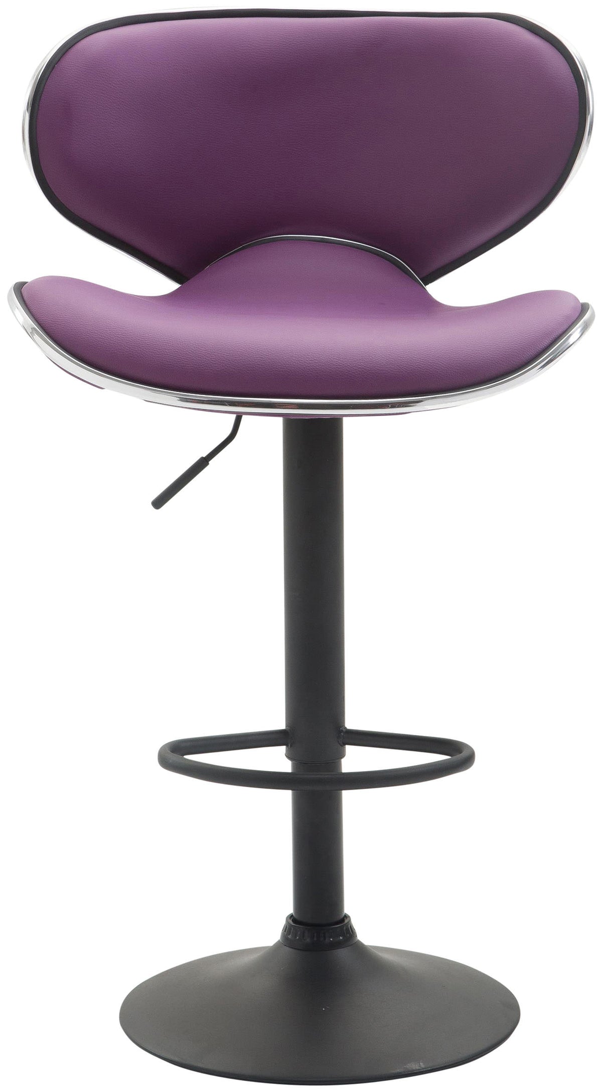 2er Set Barhocker Las Vegas V2 Kunstleder schwarz – Ansicht 4