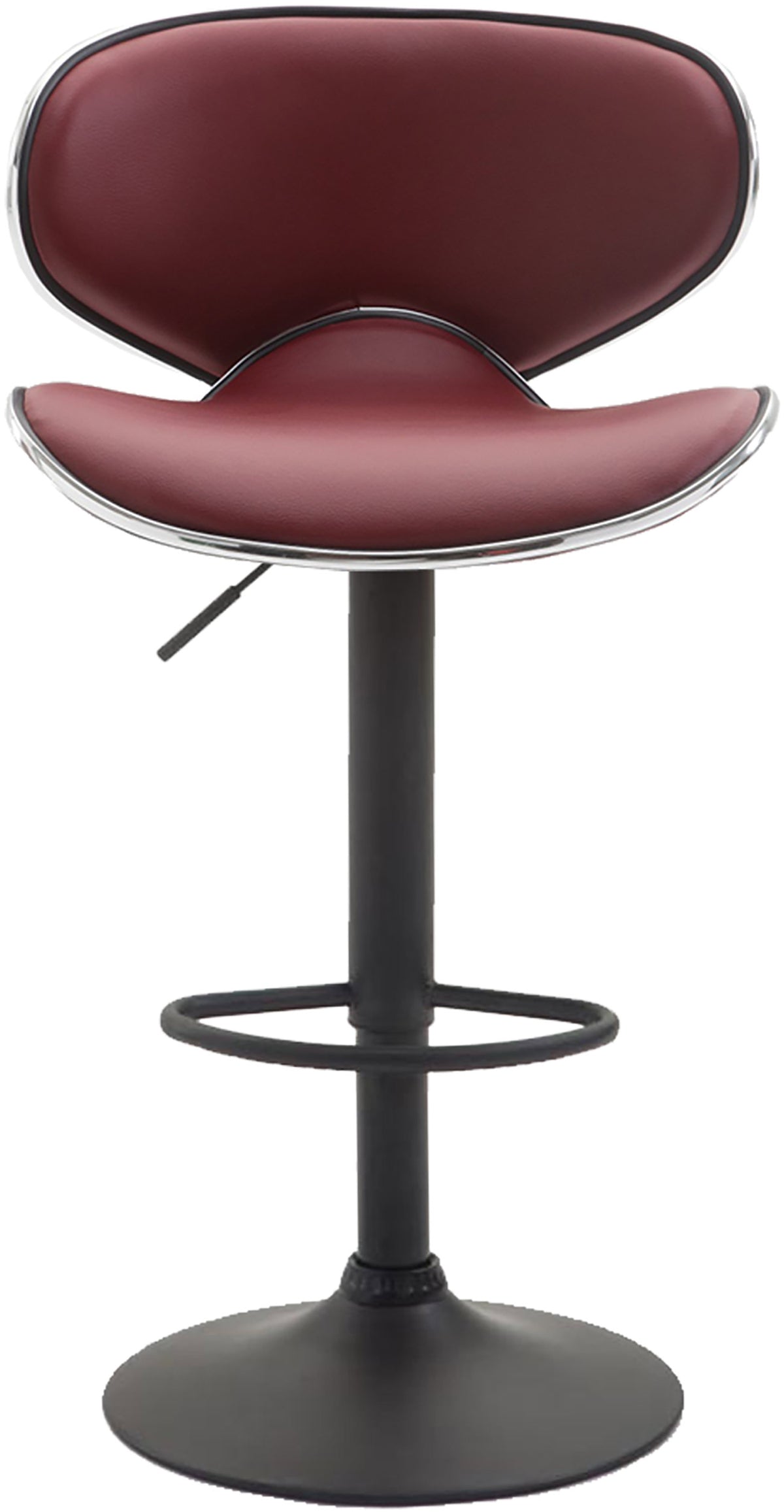 2er Set Barhocker Las Vegas V2 Kunstleder schwarz – Ansicht 8