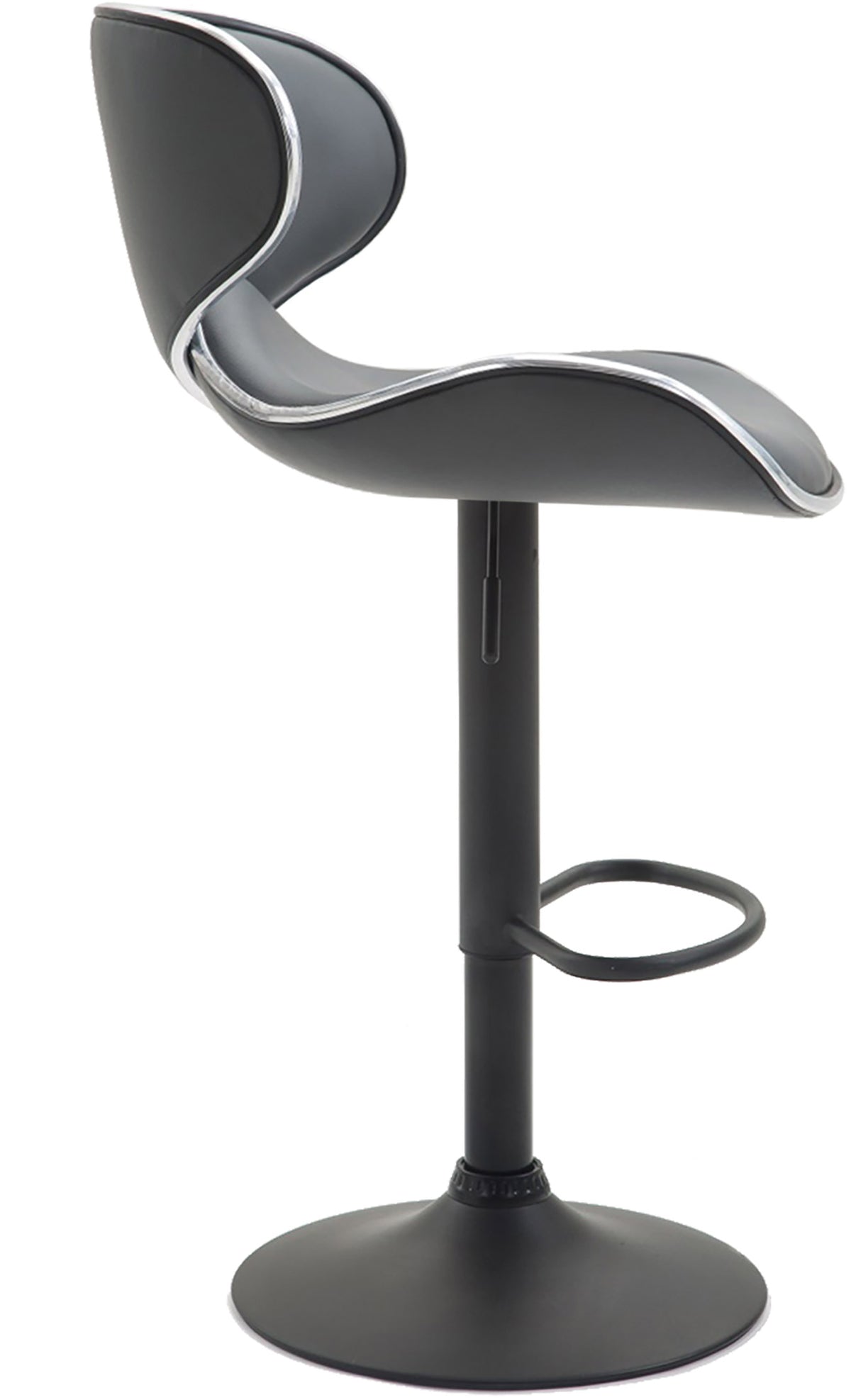2er Set Barhocker Las Vegas V2 Kunstleder schwarz – Ansicht 12