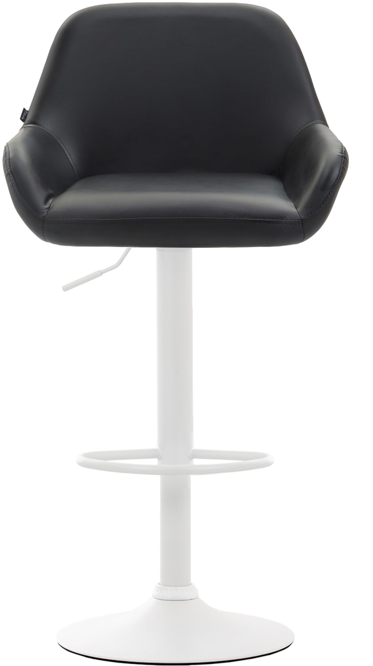 2er Set Barhocker Braga Kunstleder weiß – Ansicht 7