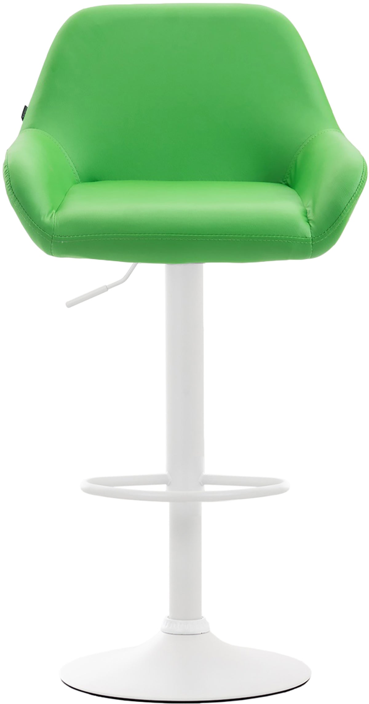 2er Set Barhocker Braga Kunstleder weiß – Ansicht 19