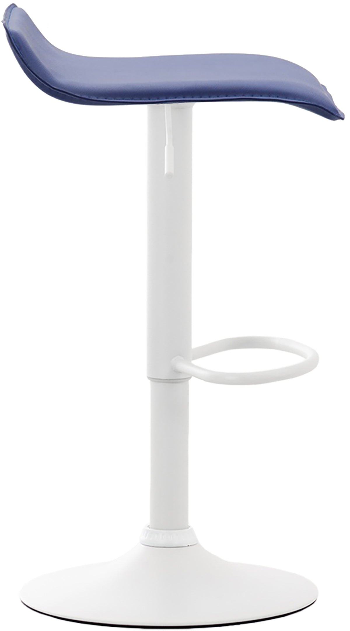 2er Set Barhocker Dyn V2 Kunstleder weiß – Ansicht 3