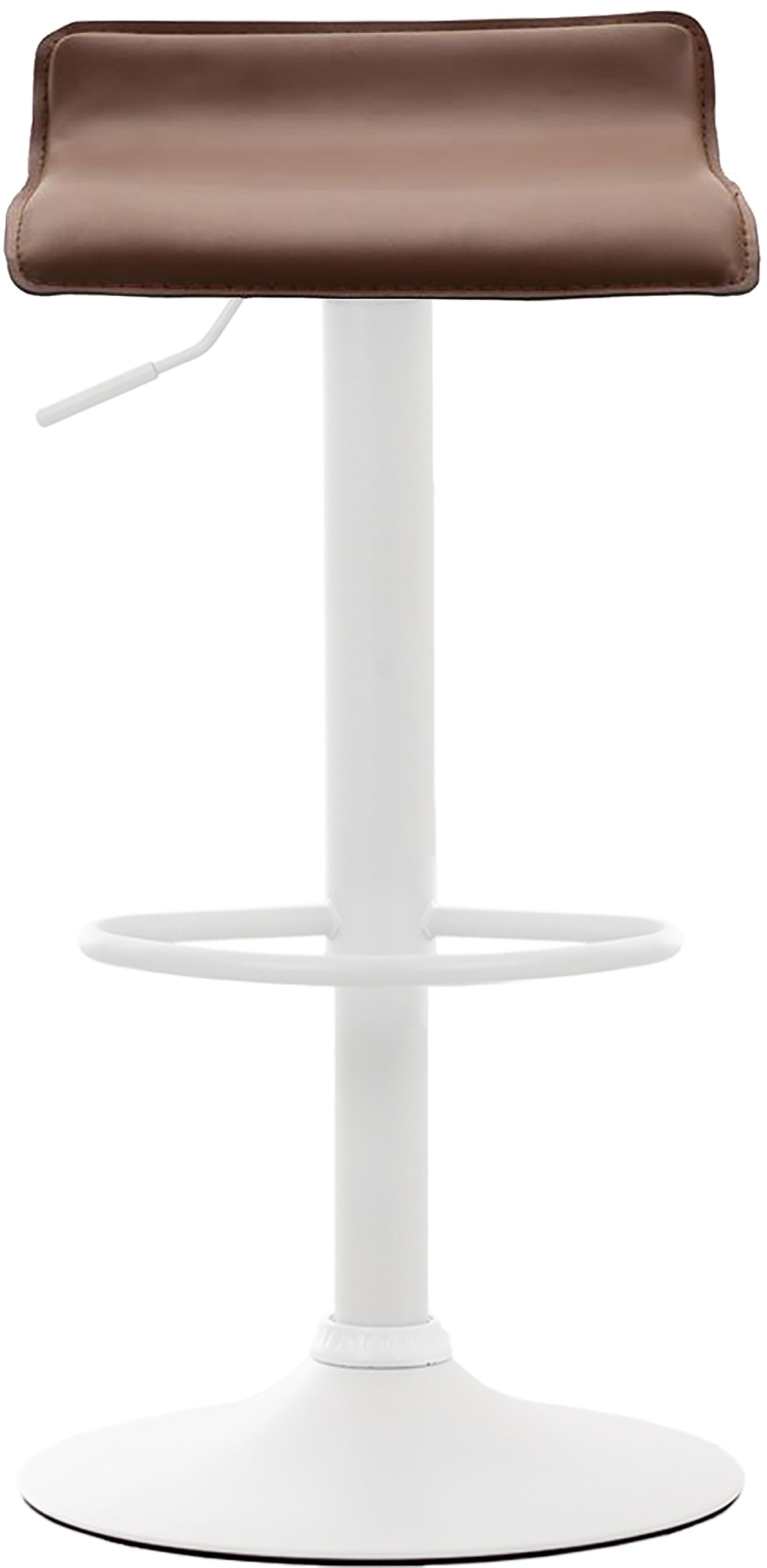 2er Set Barhocker Dyn V2 Kunstleder weiß – Ansicht 5