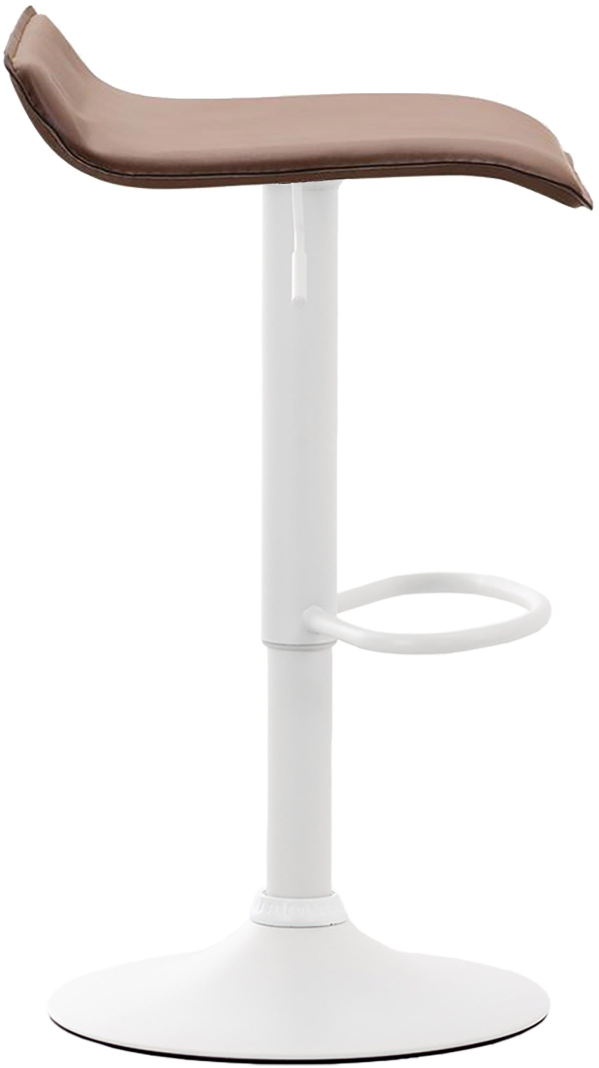 2er Set Barhocker Dyn V2 Kunstleder weiß – Ansicht 6