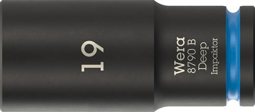 Steckschlüsseleinsatz 8790 B Impaktor Deep 3/8 Zoll 19mm L63mm WERA