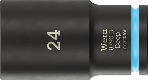 Steckschlüsseleinsatz 8790 B Impaktor Deep 3/8 Zoll 24mm L63mm WERA