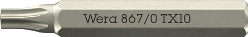 Bit 867/0 Micro TX 10 L30mm WERA - VPE: 10