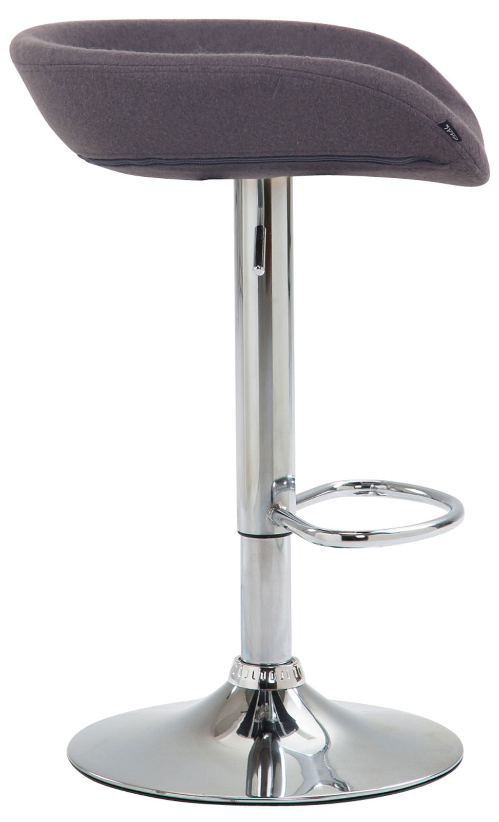 Barhocker Anaheim Filz chrom – Ansicht 8