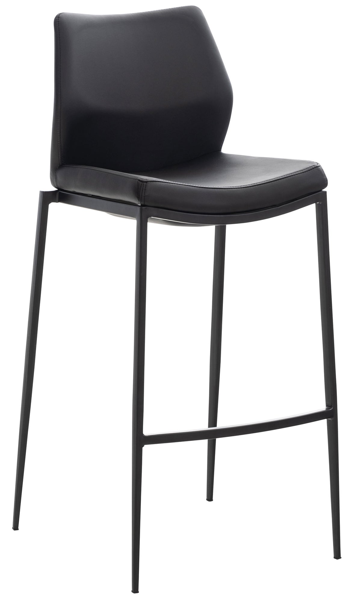 Barhocker Matola Kunstleder schwarz – Ansicht 8