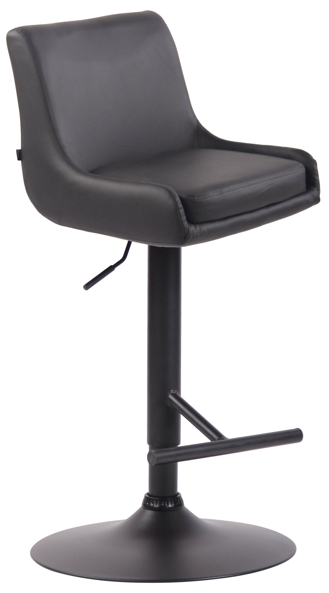 Barhocker Club Kunstleder schwarz – Ansicht 7