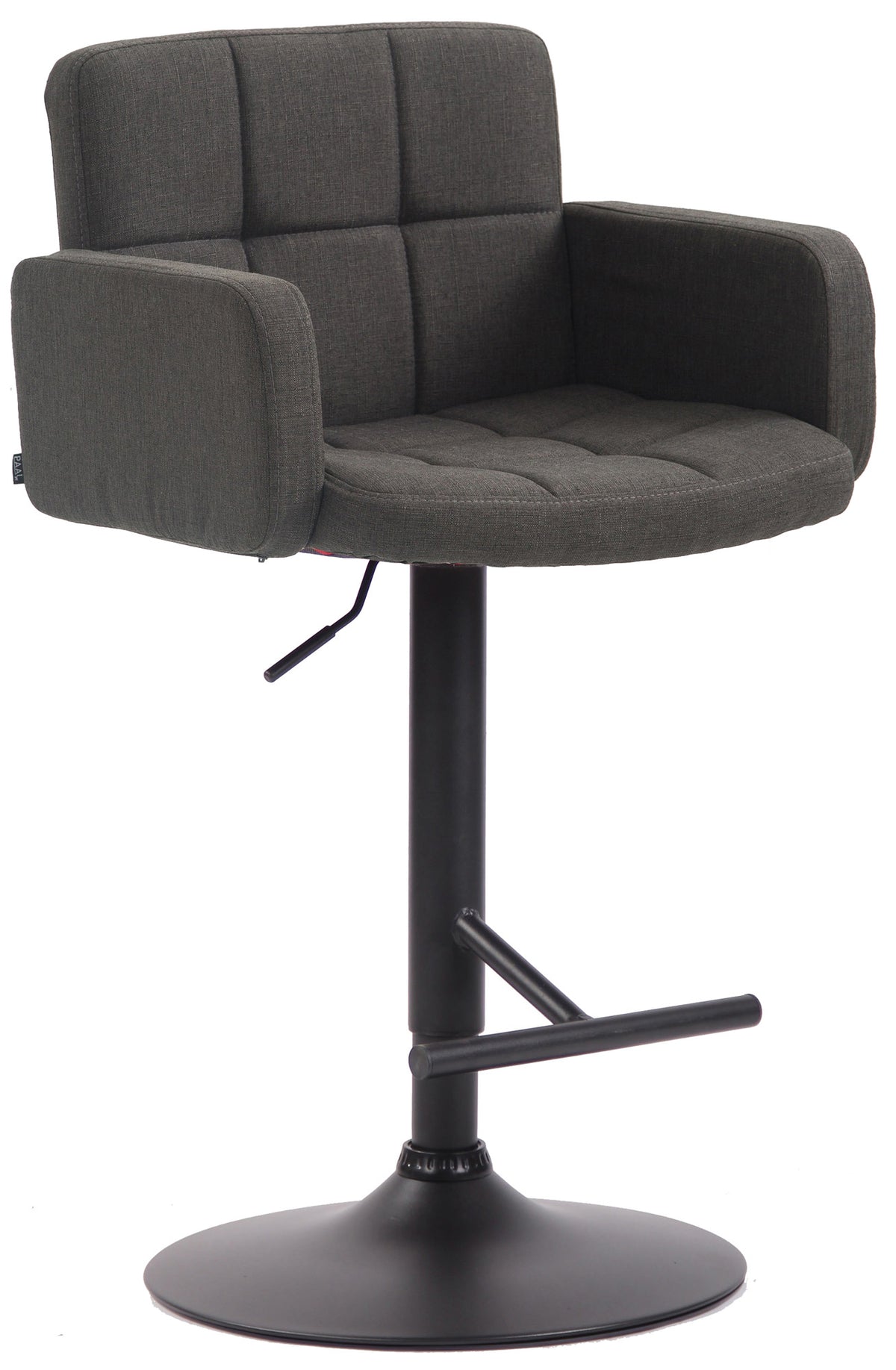 Barhocker Los Angeles, Stoff schwarz – Ansicht 7